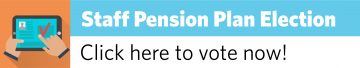 Staff Pension Plan Election: Vote by November 28